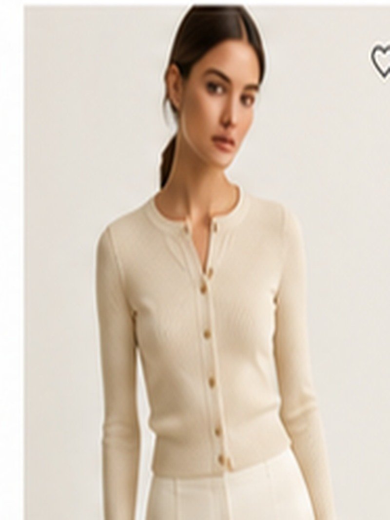 Ribbed Cardigan