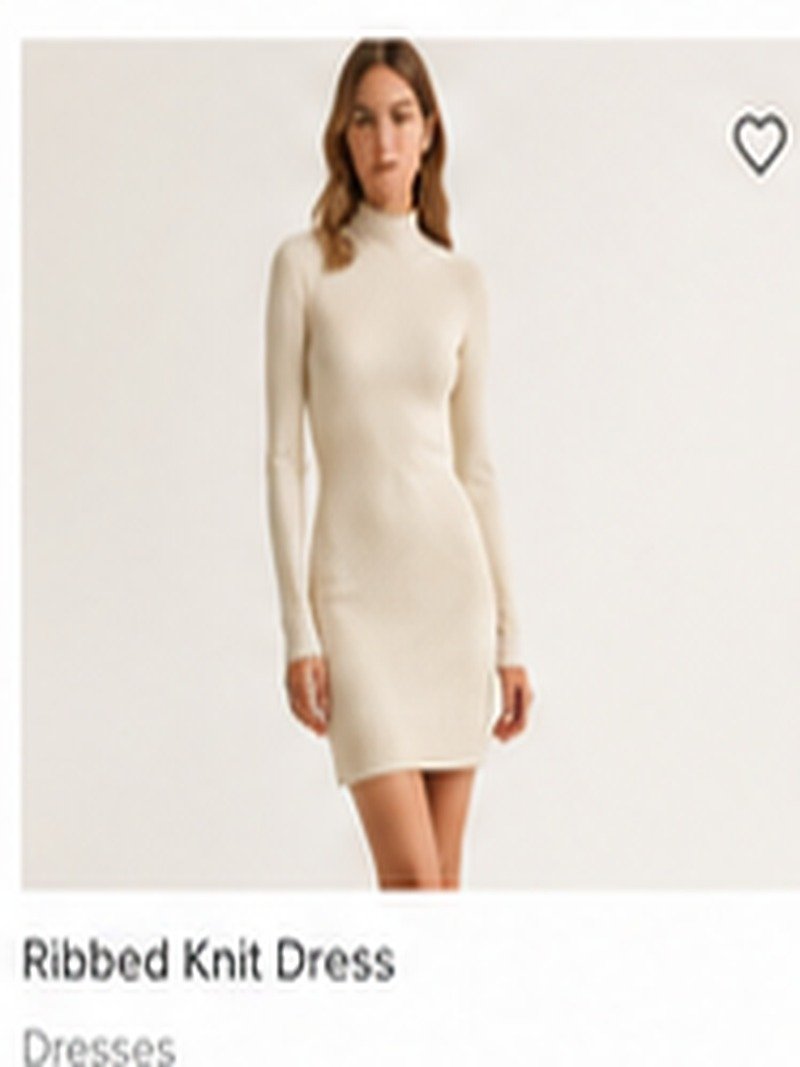 Fitted Knit Dress